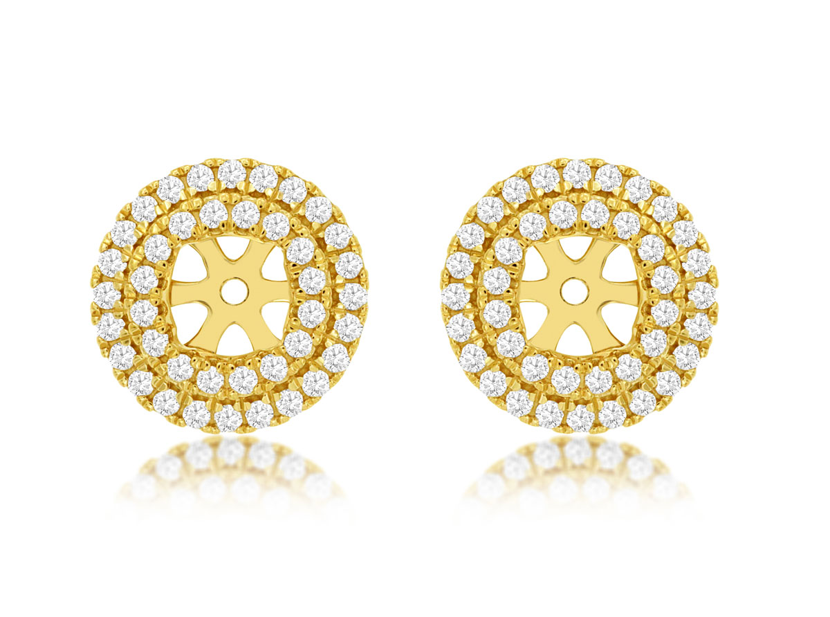 DIAMOND EARRING JACKETS 5.5MM