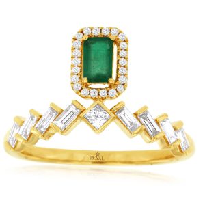 EMERALD & DIAMOND RING