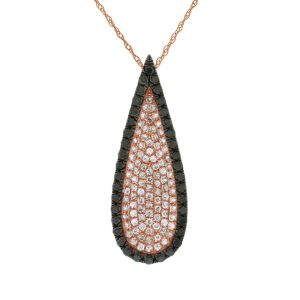 BLACK DIAMOND & DIA PENDANT