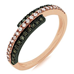 MOCHA DIA & DIA WEDDING RING