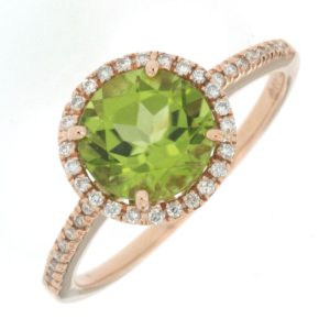 PERIDOT & DIAMOND RING