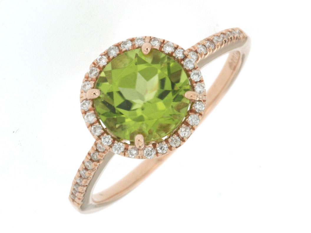 PERIDOT & DIAMOND RING