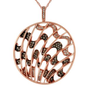 DIAMOND &MOCHA DIAMOND PENDANT