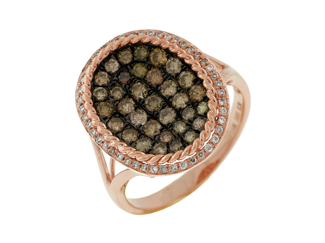 DIAMOND & MOCHA DIAMOND RING