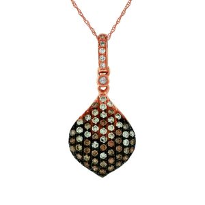 DIAMOND &MOCHA DIAMOND PENDANT