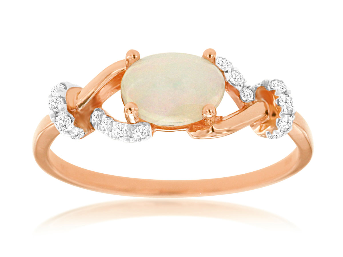 OPAL & DIAMOND RING