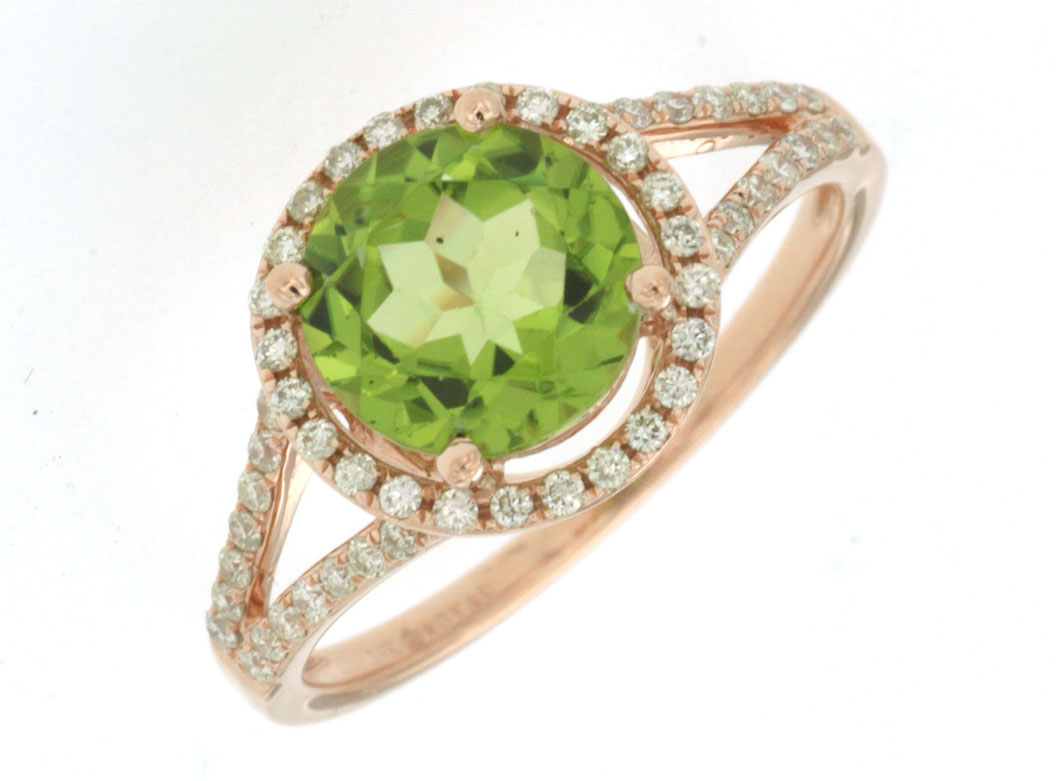 PERIDOT & DIAMOND RING