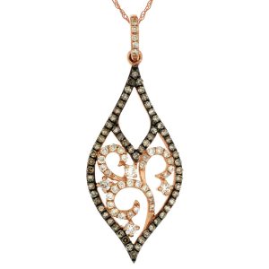 DIAMOND &MOCHA DIAMOND PENDANT