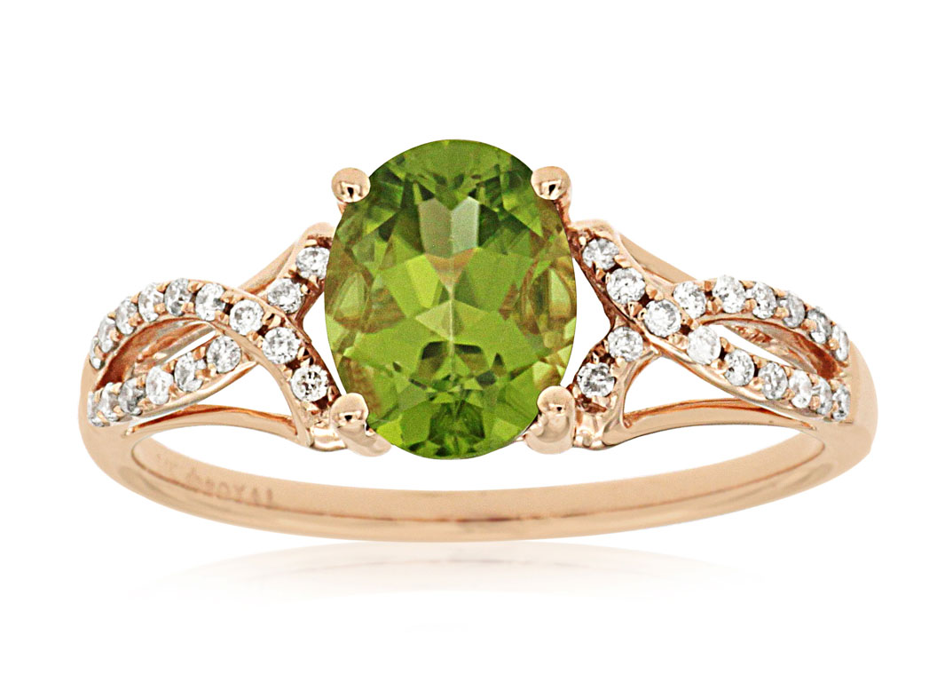 PERIDOT & DIAMOND RING