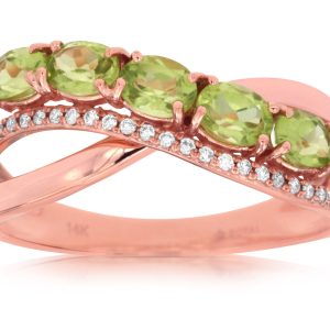 PERIDOT & DIAMOND RING