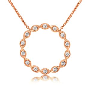 DIAMOND CIRCLE NECKLACE