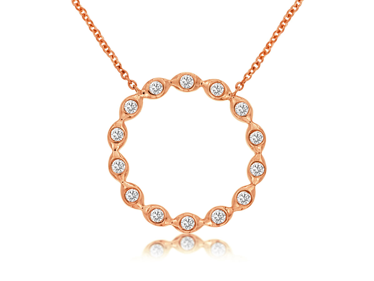 DIAMOND CIRCLE NECKLACE