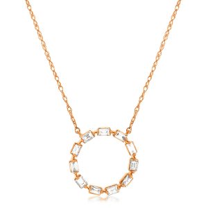 DIAMOND CIRCLE NECKLACE