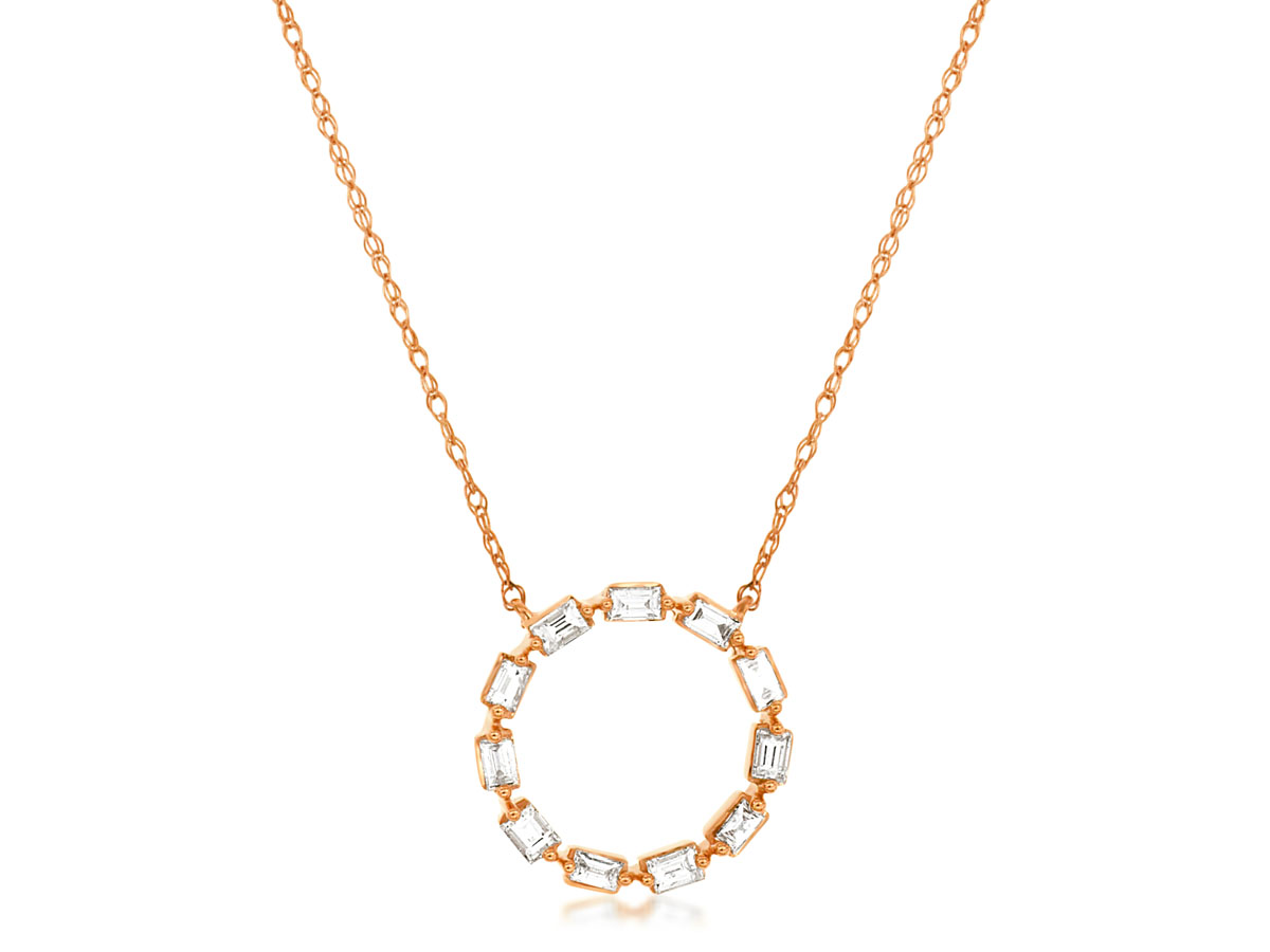 DIAMOND CIRCLE NECKLACE
