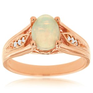 OPAL & DIAMOND RING