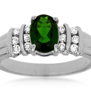 RUSSALITE & DIAMOND RING