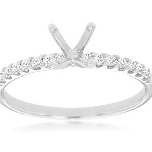 ENGAGEMENT (NO CENTER ST) RING