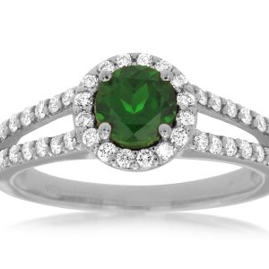 RUSSALITE & DIAMOND RING