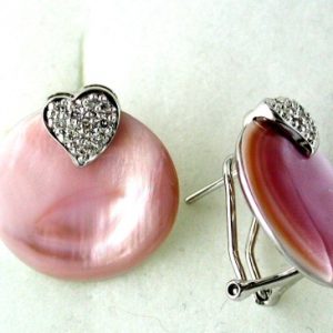 MOP & DIAMOND EARRING
