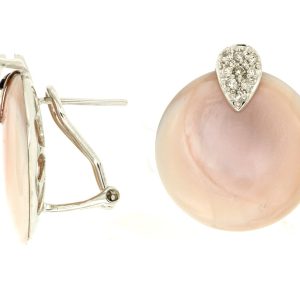 MOP & DIAMOND EARRING