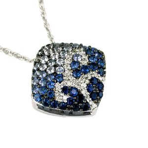 SAPPHIRE & DIAMOND PENDANT