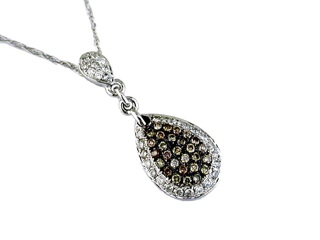 DIAMOND & MOCHA DIA PENDANT
