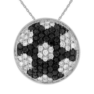 BLACK DIAMOND & DIA PENDANT