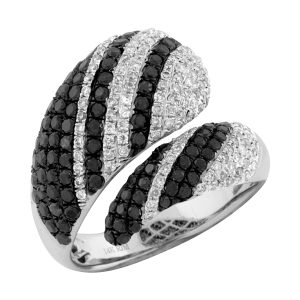 BLACK DIAMOND & DIAMOND RING