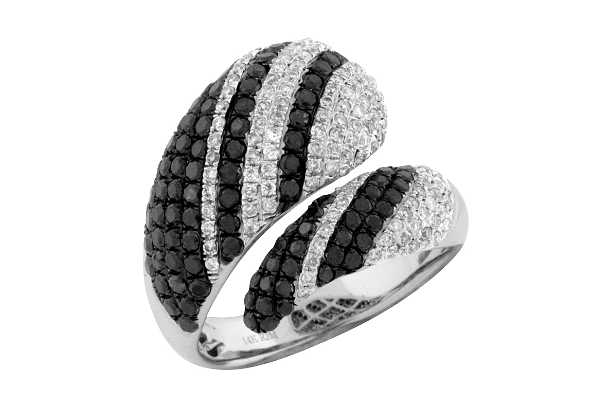 BLACK DIAMOND & DIAMOND RING