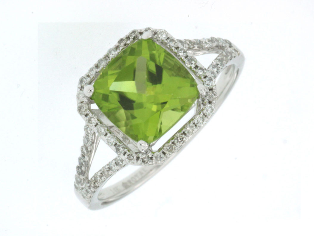 PERIDOT & DIAMOND RING