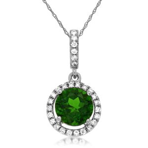 RUSSALITE & DIAMOND PENDANT