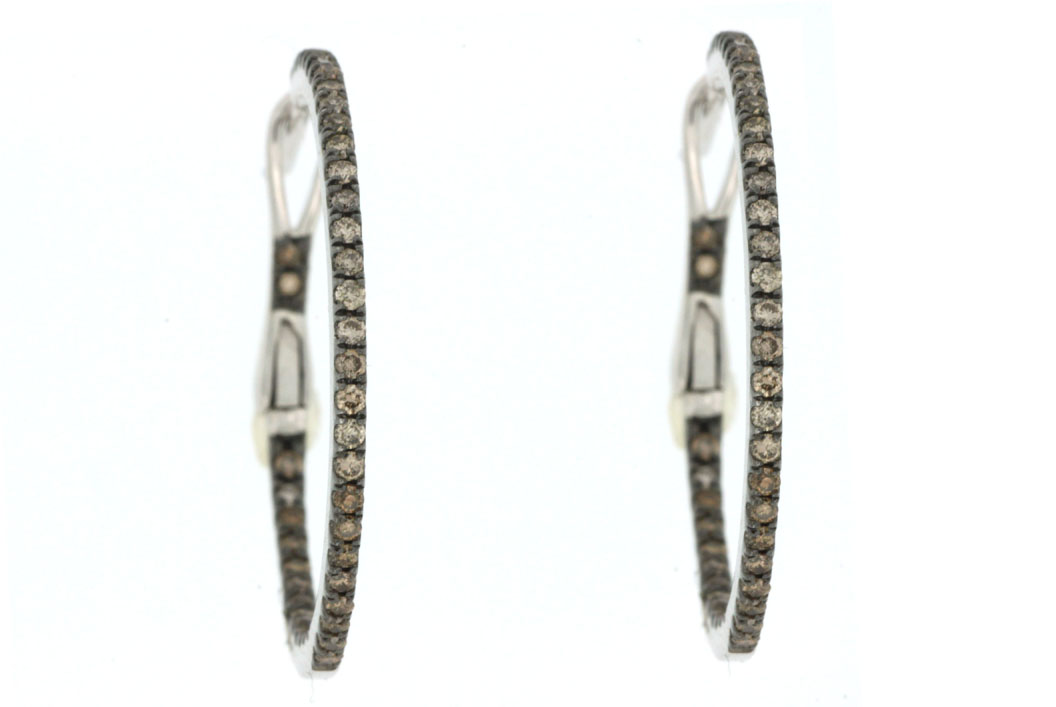 MOCHA DIAMOND EARRING