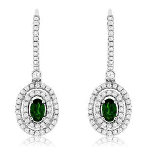 RUSSALITE & DIAMOND EARRING