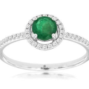 EMERALD & DIAMOND RING