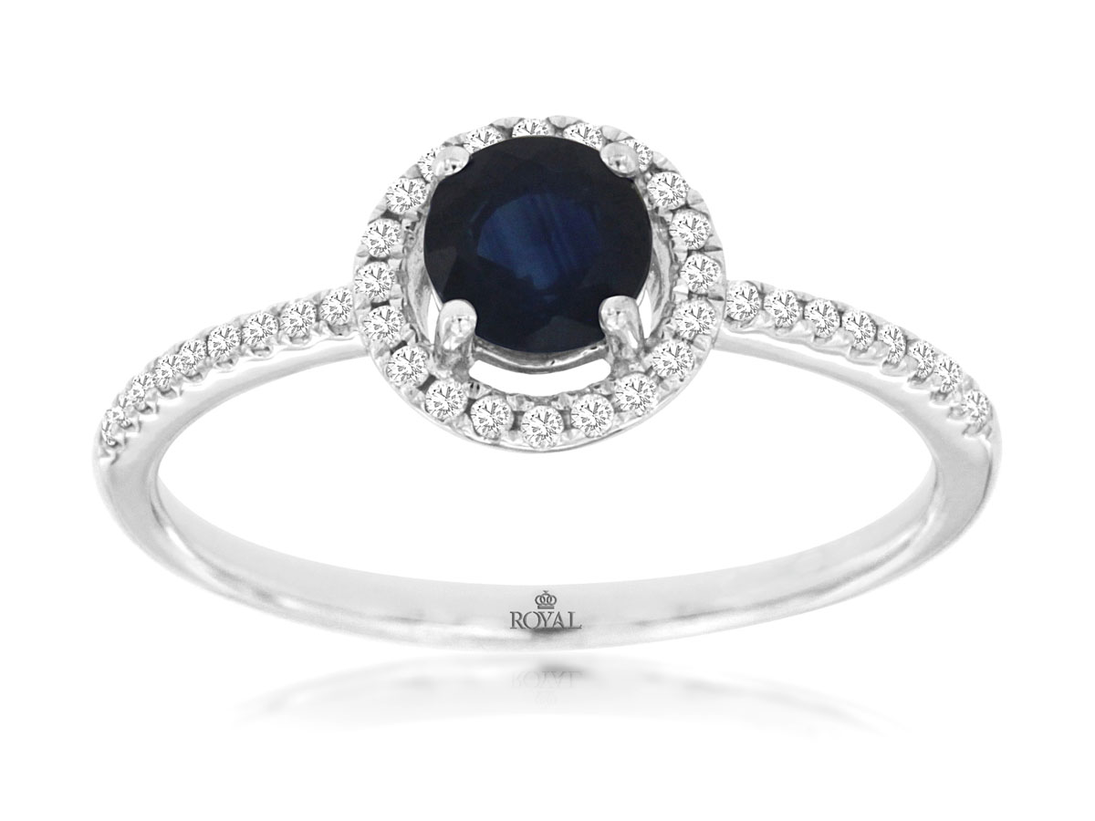 SAPPHIRE & DIAMOND RING
