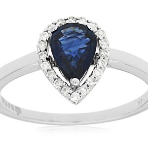 SAPPHIRE & DIAMOND RING