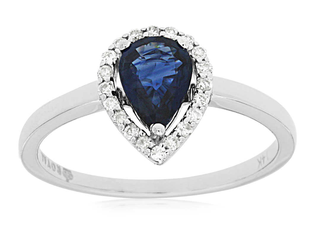SAPPHIRE & DIAMOND RING