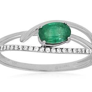 EMERALD & DIAMOND RING