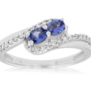 TANZANITE & DIAMOND RING