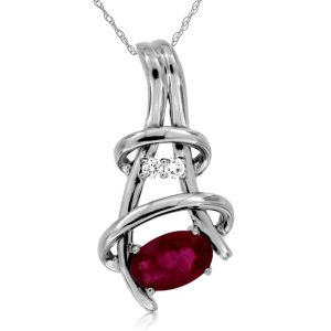 RUBY & DIAMOND PENDANT