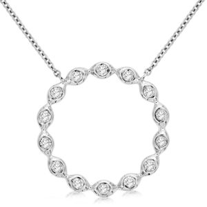 DIAMOND CIRCLE NECKLACE