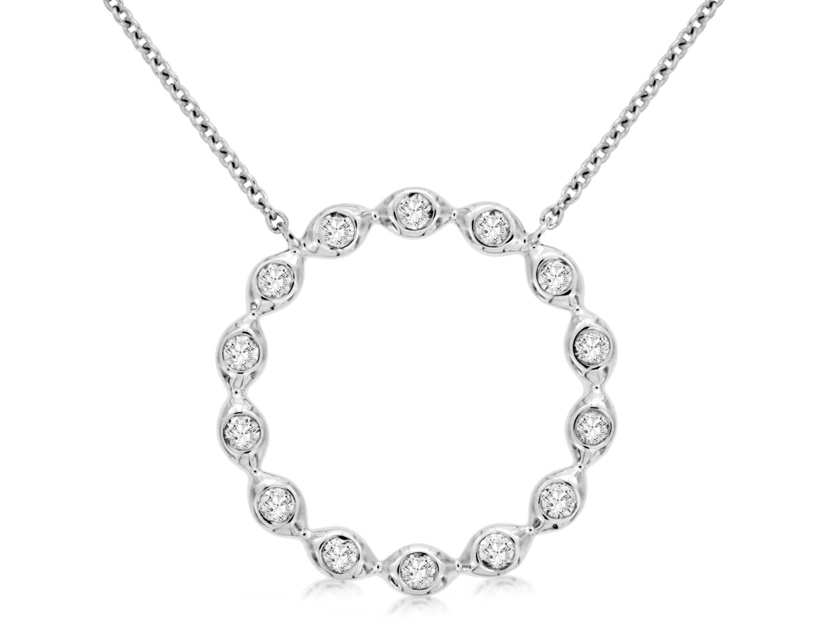 DIAMOND CIRCLE NECKLACE