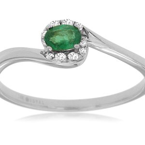 EMERALD & DIAMOND RING
