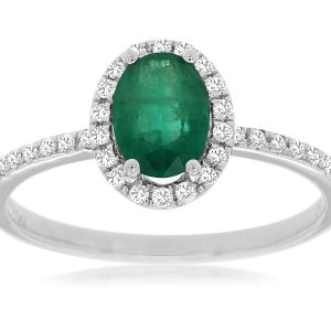 EMERALD & DIAMOND RING