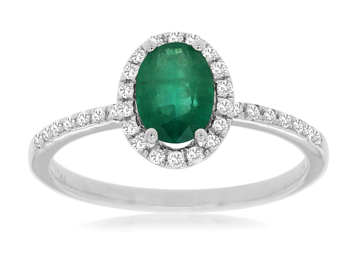 EMERALD & DIAMOND RING