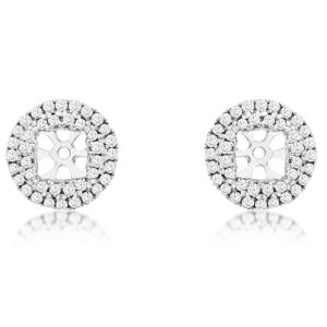 DIAMOND EARRING JACKETS 4MM