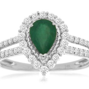 EMERALD & DIAMOND RING