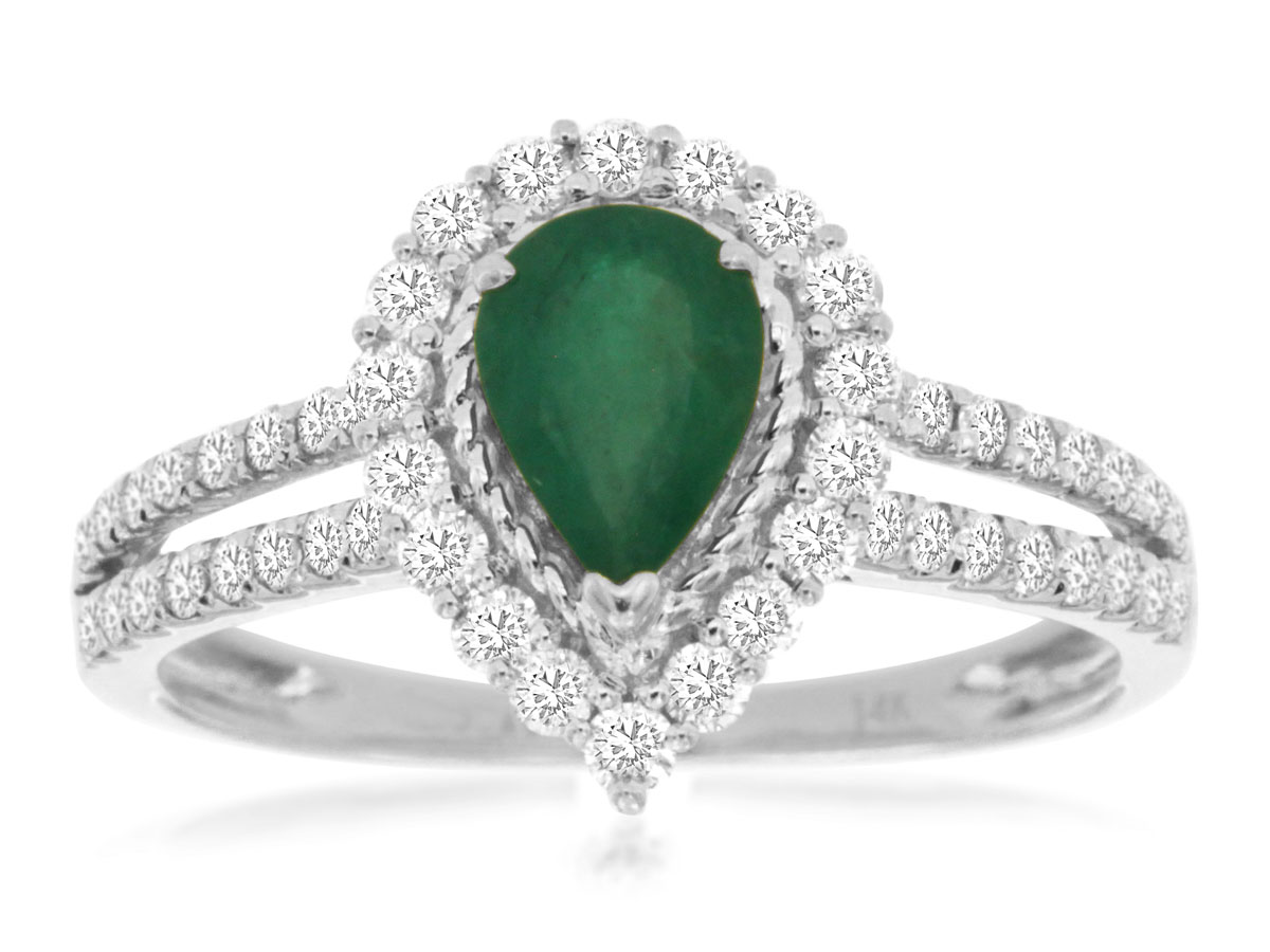 EMERALD & DIAMOND RING