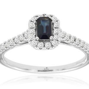 SAPPHIRE & DIAMOND RING