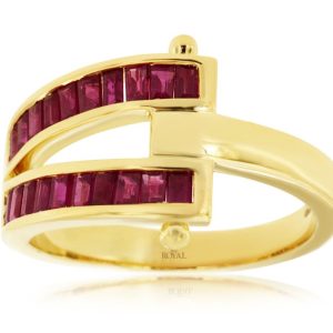 LADIES ALL RUBY RING